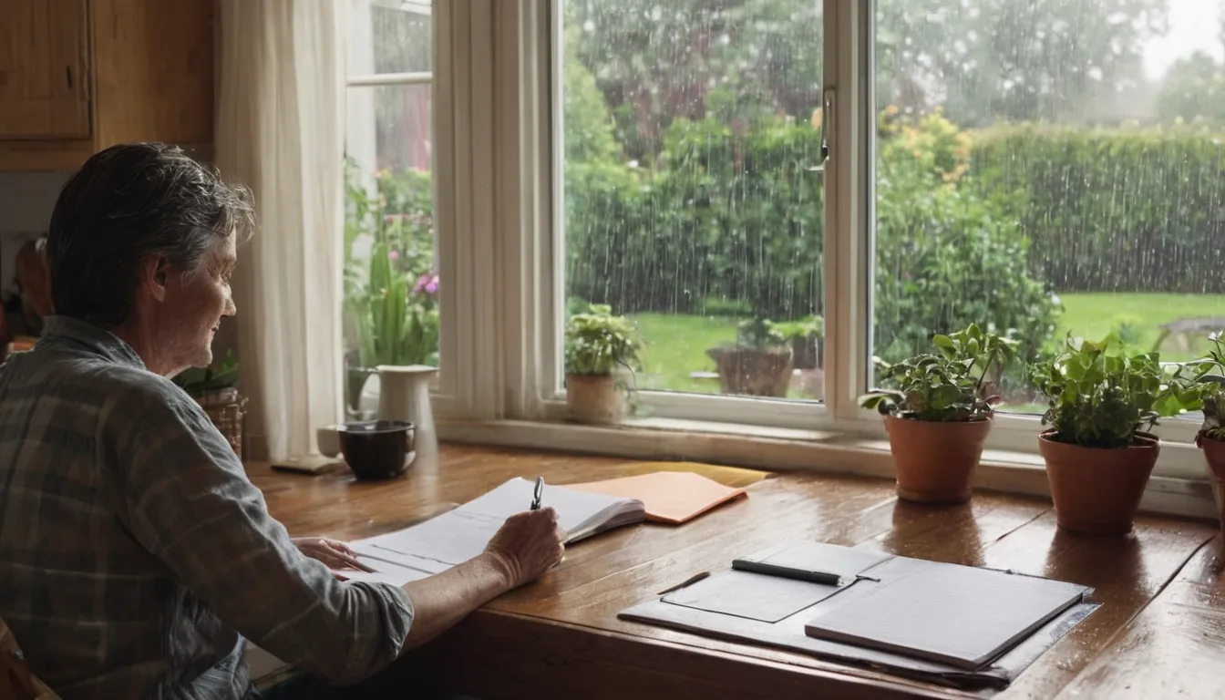 Homeowner comparing concrete estimates at a kitchen table in the Seattle area